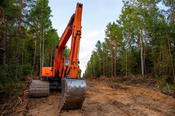 Backhoe Land Clearing in Odessa